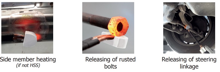 Gia nhiệt cục bộ gầm xe